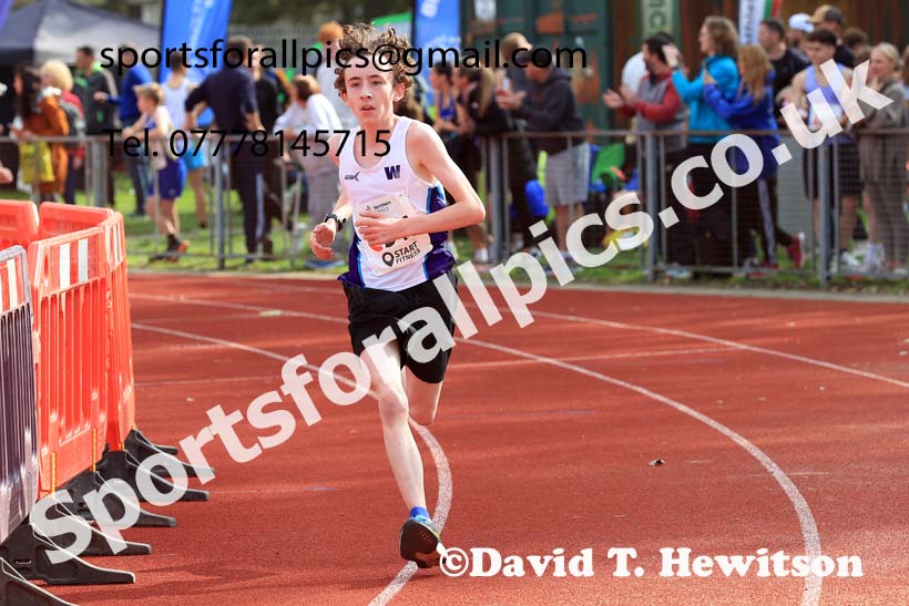 Boys Under-15s, 2024 Northern Mens 6 and Womens 4 and Youngsters Relays, Stanley Park, Blackpool.  Photo: David T. Hewitson/Sports for All Pics
